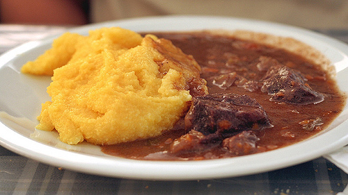 Risultati immagini per polenta con cinghiale
